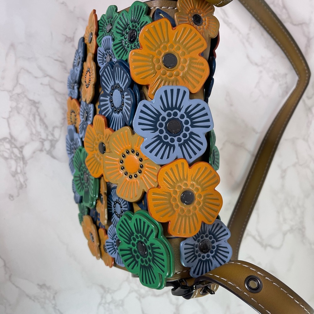 Coach Saddle 23 With Tea Rose Crossbody Bag - Picture 10 of 14
